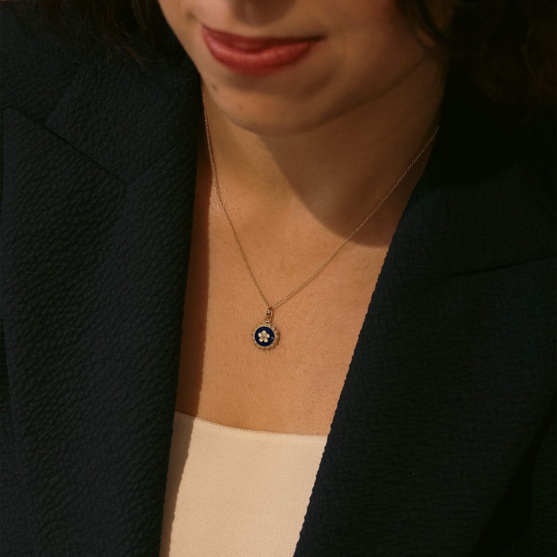 Caramujo gold-plated sterling silver Pendent | Rosas Portuguesas
