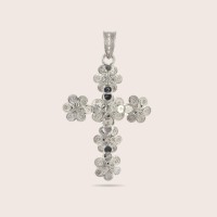 Plain silver / Rhodium-plated silver