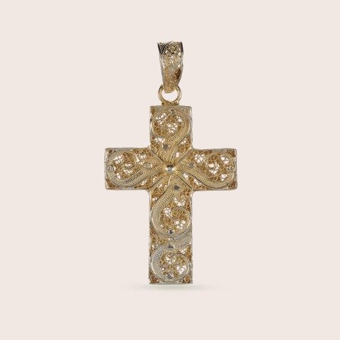 Filigree cross