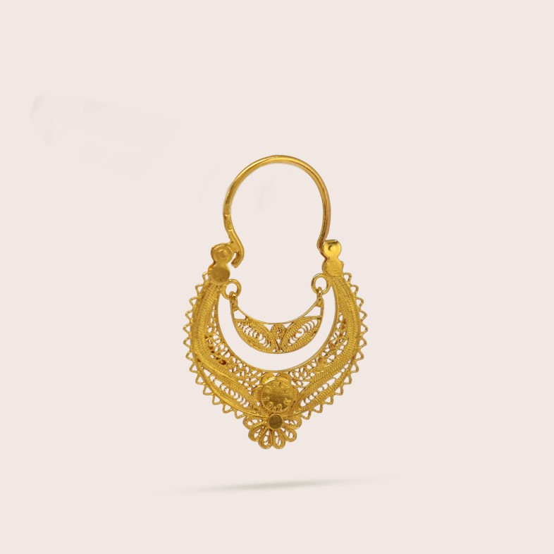 19.2K Gold Bambolinas Earrings | Arrecadas