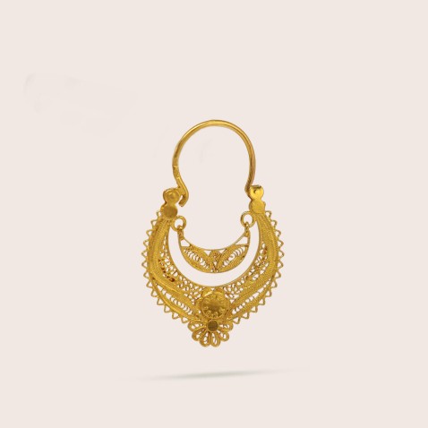 19.2K Gold Bambolinas Earrings | Arrecadas