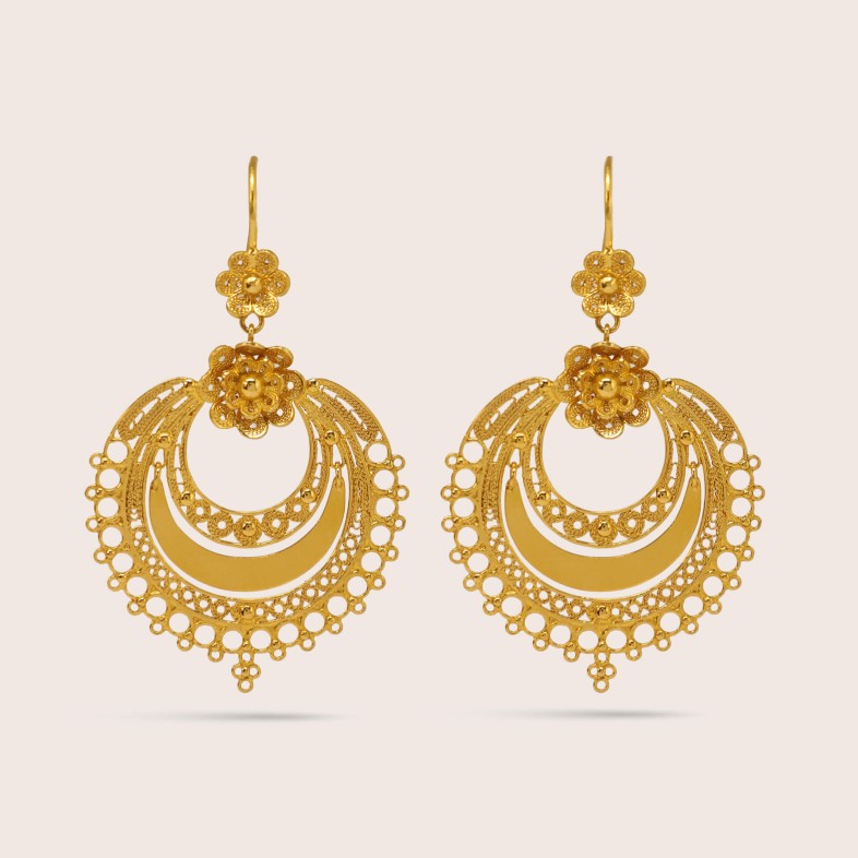 Bambolinas Earrings in 19.2K Gold | Arrecadas