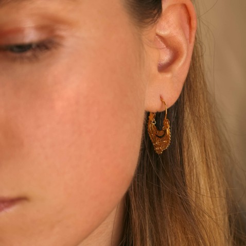 19.2K Gold Bambolinas Earrings | Arrecadas