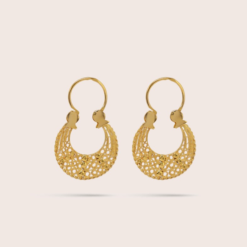 Bambolinas Earrings in 19.2K Gold | Arrecadas