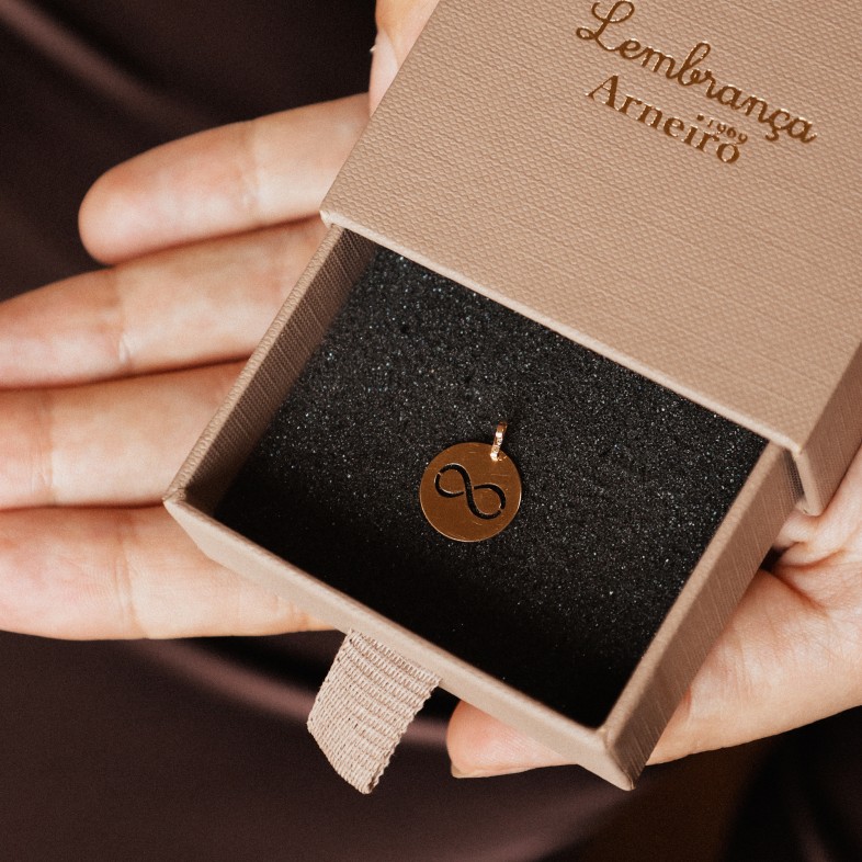 Medalha Infinito Ouro 19,2K | Lembran�a