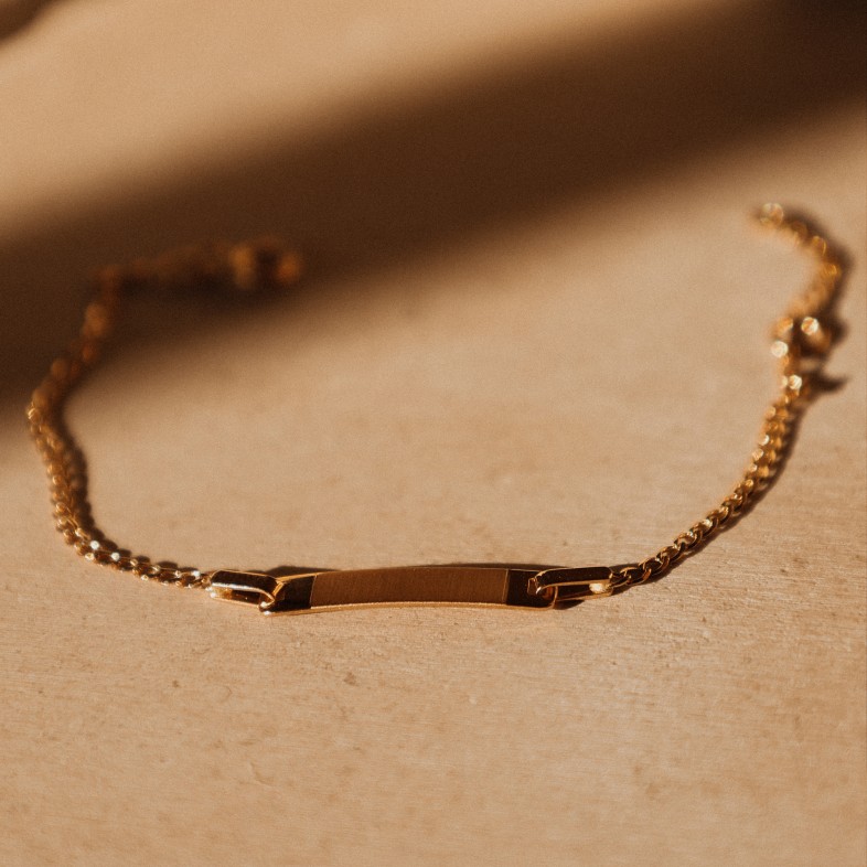 Newborn or Kid Bracelet 19.2K Gold