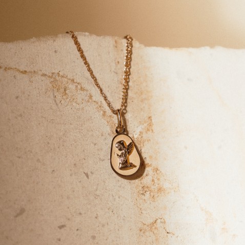 Pendente Anjo da Guarda Ouro 19,2K | Religiosas