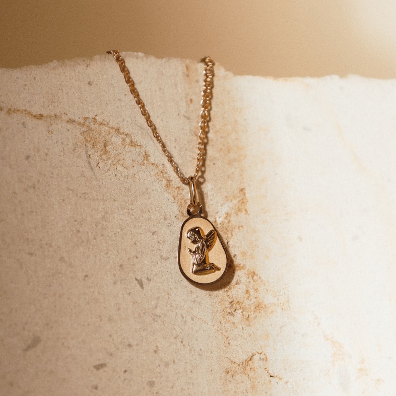 Pendente Anjo da Guarda Ouro 19,2K | Religiosas