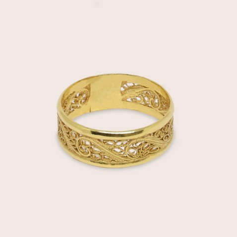 Anel Filigrana Ouro 19.2K