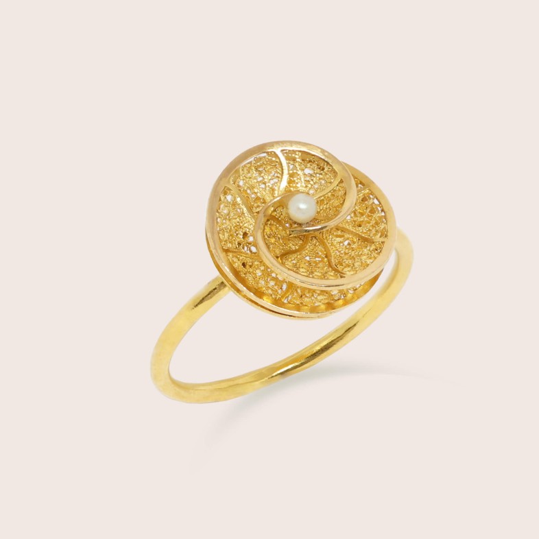 Anel Ouro 19,2K | 100% Filigrana Certificada