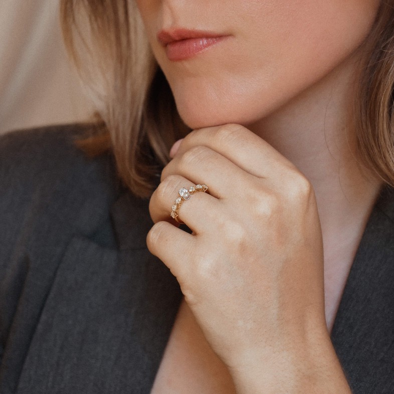 Anel Ouro 18K Diamantes | Special Moments